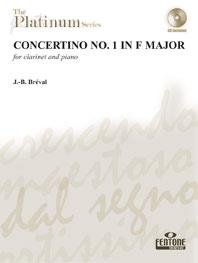 Concertino No. 1 in F Major - for clarinet and piano - klarinet a klavír